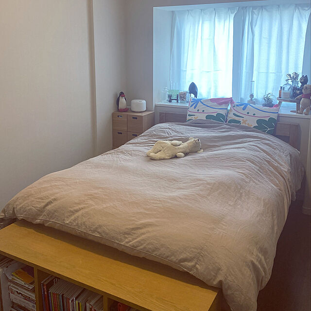 kusamochiの無印良品-【無印良品 公式】羽根クッション 43×43cmの家具・インテリア写真