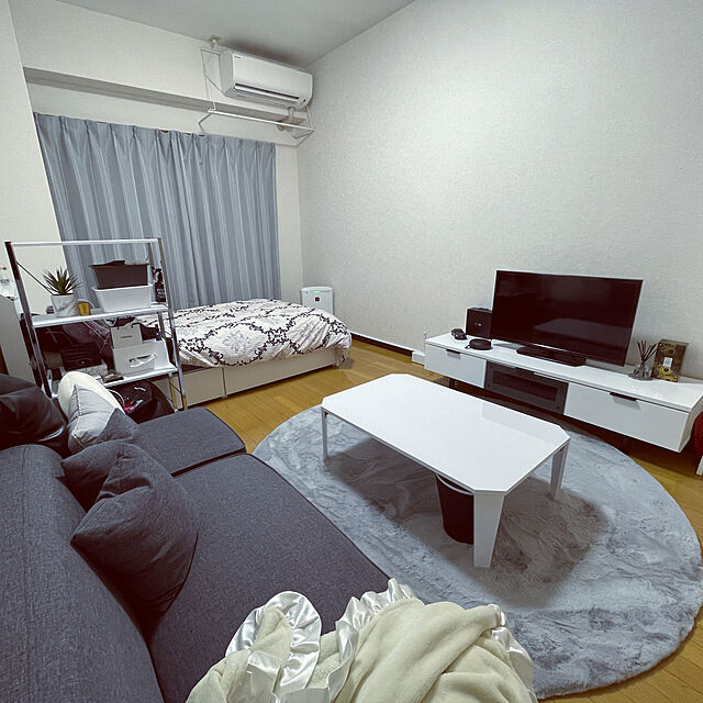 sarasasasのニトリ-ブックシェルフ(N トリシア 60 WH) の家具・インテリア写真