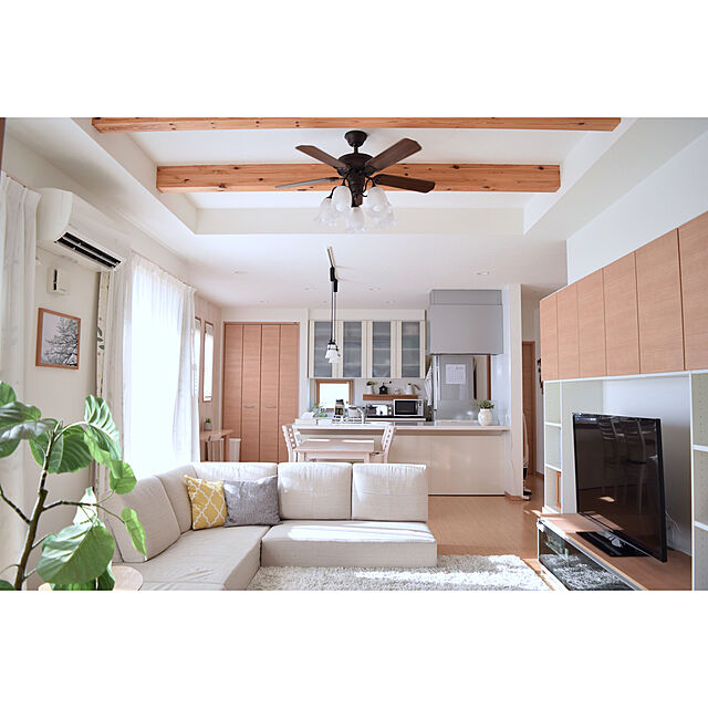 asukaの無印良品-壁に付けられるフレーム・Ａ３サイズ用・オーク材の家具・インテリア写真
