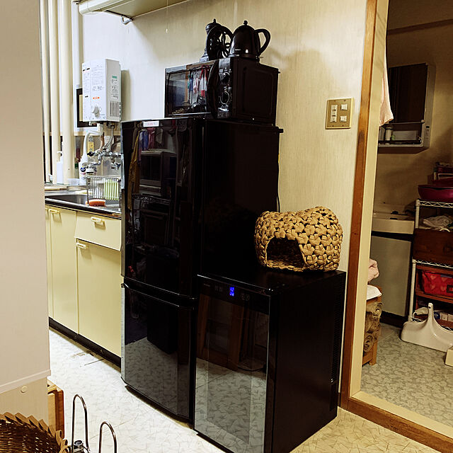 galaxyrurikoの-【送料無料】MITSUBISHI MR-P15Z-B サファイアブラック Pシリーズ [冷蔵庫(146L・右開き)]の家具・インテリア写真