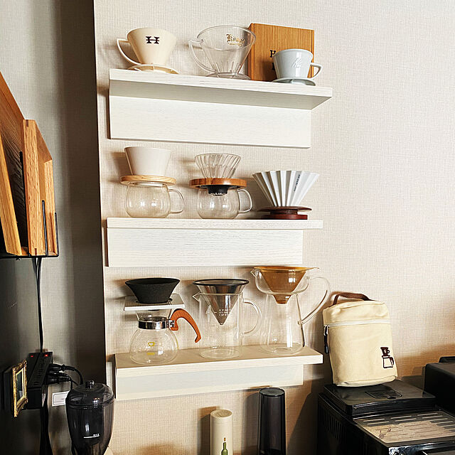 qchan9123の100percent-KONO ドリッパーセット コーノ kono式 コーノ式 珈琲サイフォン 日本製 プロも愛用する コーヒー ドリッパー (2人用ウッドハンドル)の家具・インテリア写真