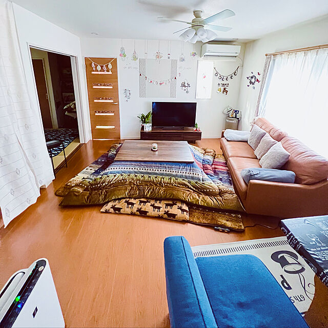 uki-uki77のイケヒコ・コーポレーション-ホットカーペット対応 ラグ 長方形 ギャッベ 約200×250cm オレンジ 5667989の家具・インテリア写真