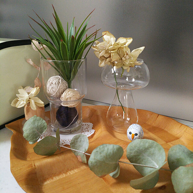 batamarucoの-Fenteer 高品質　キノコ　デザイン　透明　花瓶　ガラス　吊り　花　植物　水栽培　ボトル　部屋　オフィス　装飾の家具・インテリア写真