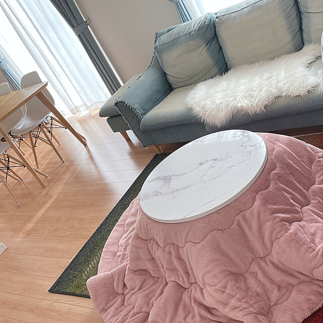 ranranのニトリ-ウィルトン織りラグ(ミラベル 133X190) の家具・インテリア写真