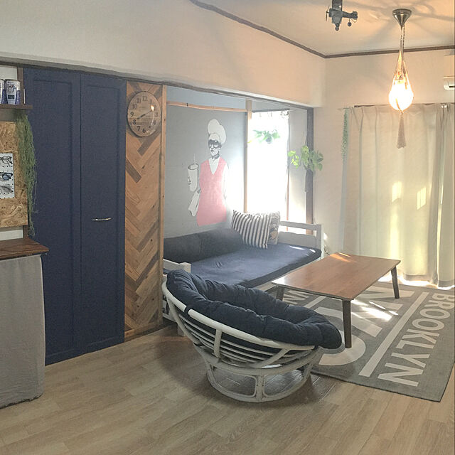 8sanaのニトリ-パパサンチェア(WH) の家具・インテリア写真
