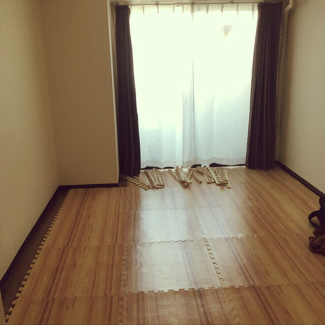 azuriのニトリ-遮光1級カーテン(ブース ブラウン 100X178X2) の家具・インテリア写真