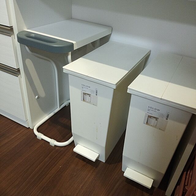 Shiva_1005のRisu-リス ゴミ箱 TOSTE レバーオープン30L ホワイト 日本製 174738の家具・インテリア写真