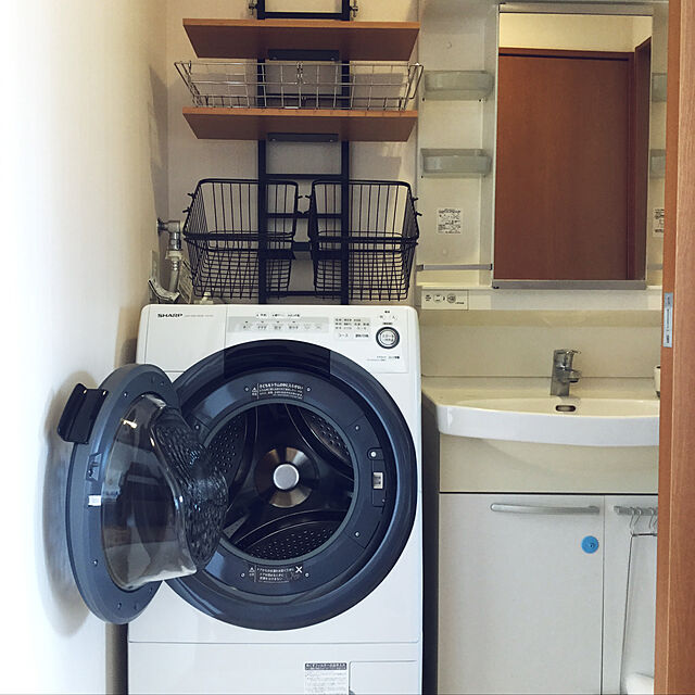mo39のシャープ-洗濯機 シャープ 11.0kg ドラム式洗濯乾燥機ES-W111-SL　左開き【ヤマトらくらく家財宅急便による配達、代引不可】の家具・インテリア写真