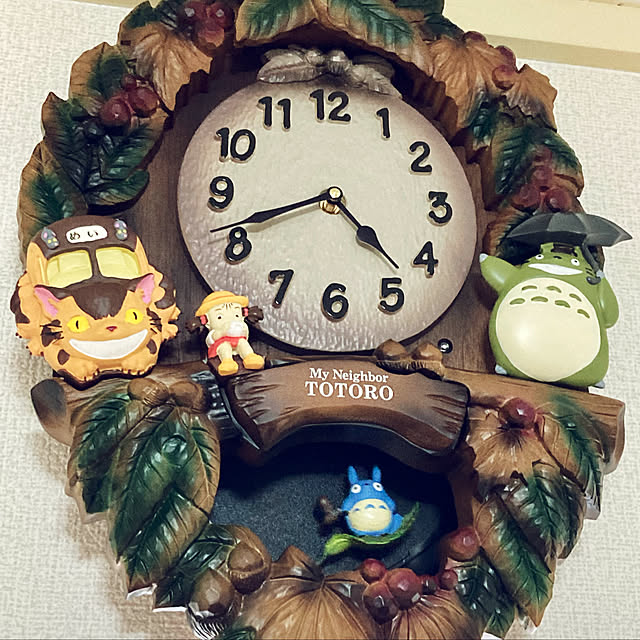 papikoのリズム-CITIZEN CLOCK RHYYHM シチズンクロック リズム トトロM429 4MJ429-M06 掛時計 国内正規品 フォーマルの家具・インテリア写真