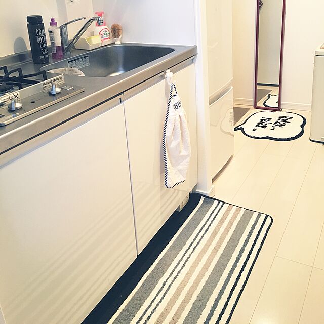 Enaのニトリ-キッチン用フロアマット(N イアン14 GY 45x120) の家具・インテリア写真