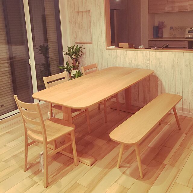 kazuya.tの-【飛騨産業】TUGUMI ツグミ　テーブル　VZ333N　ナラ材の家具・インテリア写真