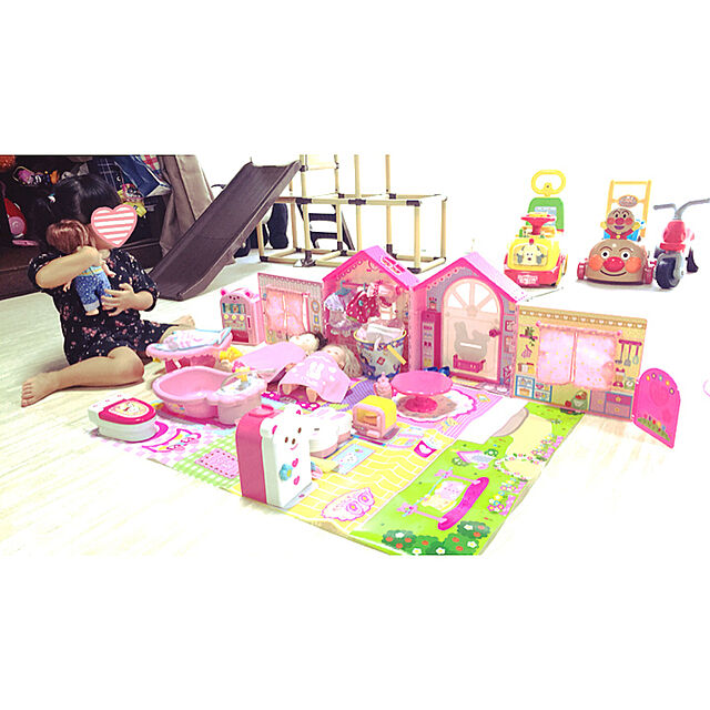 Natsuの-メルちゃん レンジとれいぞうこセット(1セット)【パイロットインキ】[おもちゃ 遊具 人形 ぬいぐるみ]の家具・インテリア写真