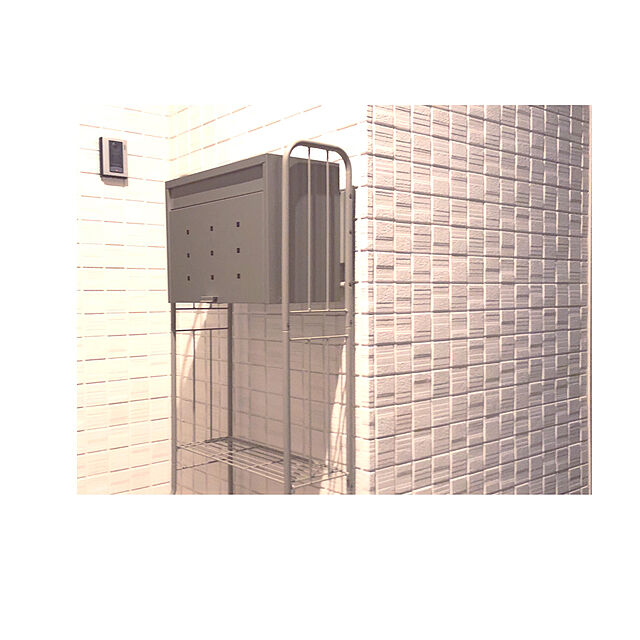 a_sのグリーンライフ-グリーンライフ 大型郵便ポストスタンドセット OPS02MDFH70(TGY)の家具・インテリア写真