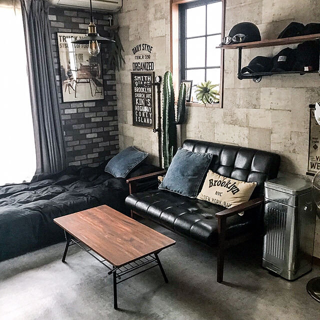 COCOのニトリ-クッションカバー(デニム) の家具・インテリア写真