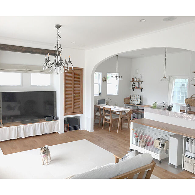 usa-homeのニトリ-ジョイントマット 30cm用ふち(NウォッシュIV) の家具・インテリア写真