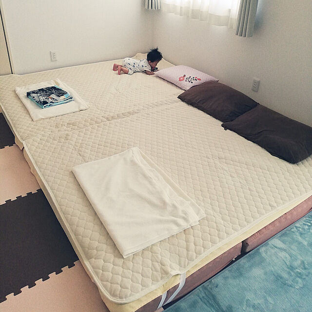 mgmaskの-家族みんなでゆったり広々 日本製 ファミリー 敷布団 ファミリーサイズの家具・インテリア写真
