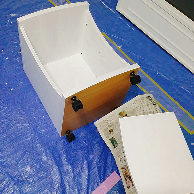 mayumaruのアサヒペン-アサヒペン 水性塗料 水性スーパーコート 1.6L ツヤ消し白の家具・インテリア写真
