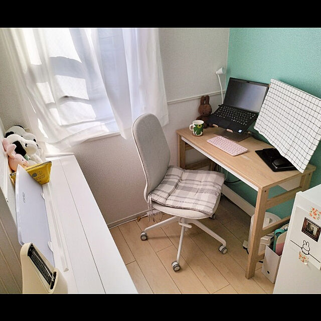 MichelinAyakaのイケア-LÅNGFJÄLL ロングフィェル オフィスチェアの家具・インテリア写真