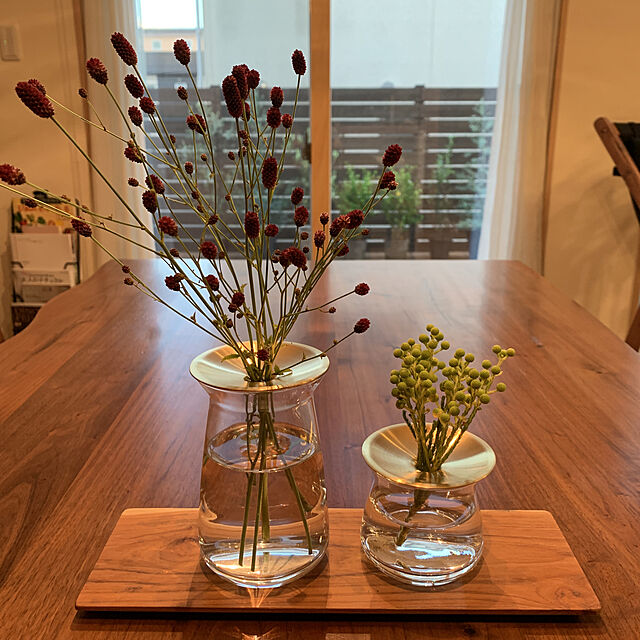 natsuのKINTO-KINTO キントー LUNA ベース 8×7cm / 真鍮 フラワーベース 花瓶 北欧 おしゃれ ギフト 父の日 母の日の家具・インテリア写真