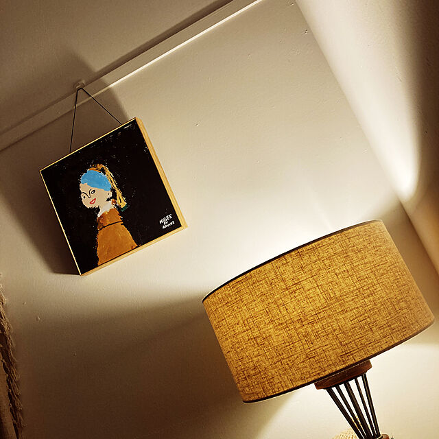 s.p.sunaoの-アーブル美術館のキャンバスアート「真珠の耳飾りの少女」<30×30cm>の家具・インテリア写真