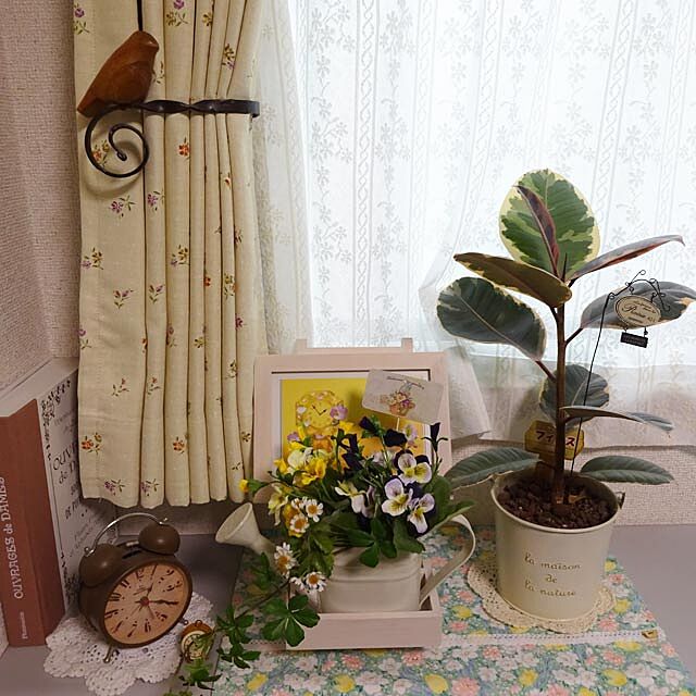 tulip0110の-カーテンホルダー　小鳥　左右セットの家具・インテリア写真