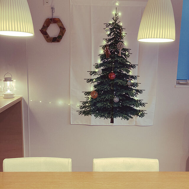 chuncoの-クリスマスツリー 北欧 おしゃれ クリスマス タペストリー 飾り 布 壁に飾れるクリスマスツリー 北欧 おしゃれ 120cmの家具・インテリア写真
