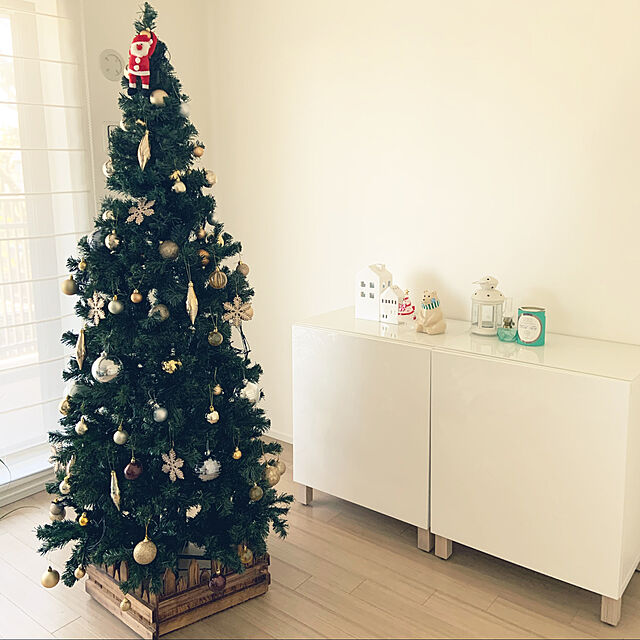 Kotaroの-180cmスリム濃緑 品質保証 高級ツリー 木枠付　クリスマスツリー スリム　2年保証の家具・インテリア写真