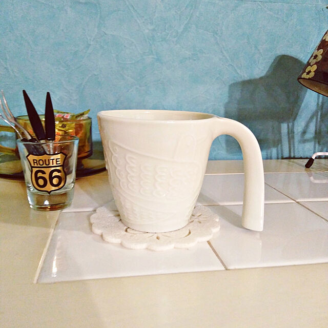 niko3の-『 波佐見焼　マグカップ pastel bird 』 （ はさみ焼き 高齢者 プレゼント おすすめ 湯呑 湯飲み コップ グラス カップ 陶器 鳥 おしゃれ 日本製 ）の家具・インテリア写真