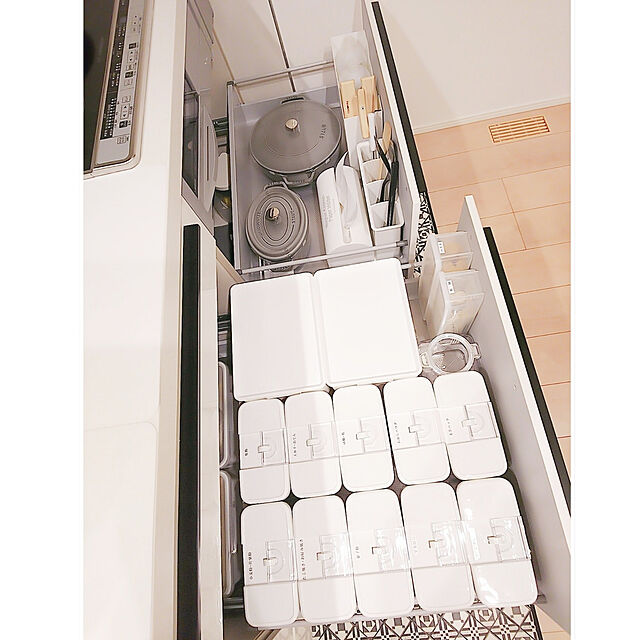 Yuzu-hiのライクイット-ライクイット (like-it) キッチン ランドリー マグネット収納 強力マグネット キッチンペーパーホルダー R ニューホワイト 冷蔵庫 洗濯機 Mag-On+ 8038の家具・インテリア写真