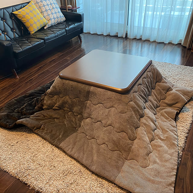 山善 家具調こたつ 正方形 80cm 家具調こたつ 正方形80cm