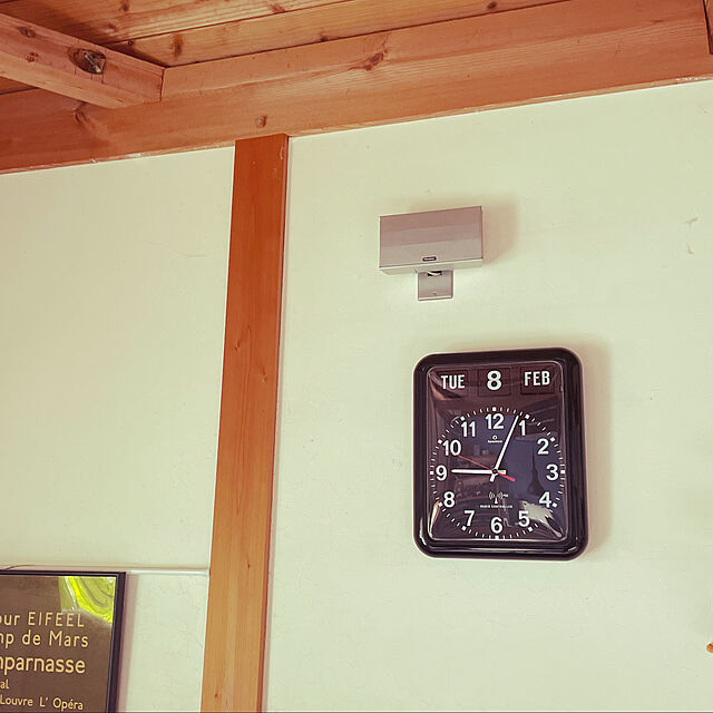 328の-【ポイント最大64.5倍＆最大2000円OFFクーポン】TWEMCO トゥエンコ 電波 掛時計 パタパタ時計 フリップクロック パーペチュアルカレンダー ブラック RC-12Aの家具・インテリア写真