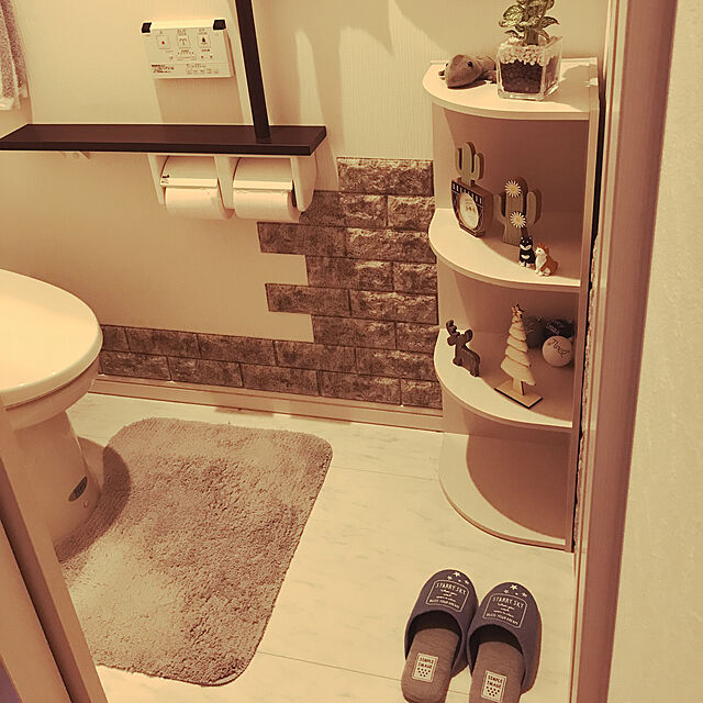 osachiの-クッションブリック シールタイプ レンガ 木目　レンガ壁紙 壁用 DIY 白 防音 断熱 パネルの家具・インテリア写真