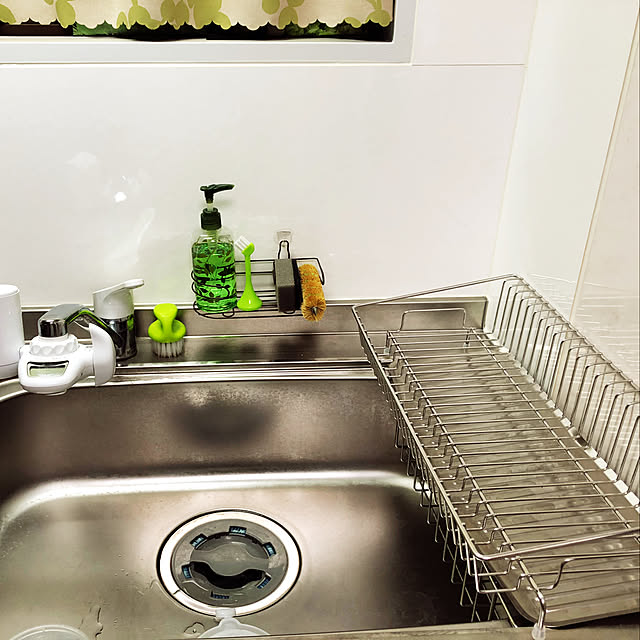 sobateaのオークス-水切りラック スリム 狭いキッチン 使いやすい 水きりかご ステンレス 細い 省スペース 日本製の家具・インテリア写真