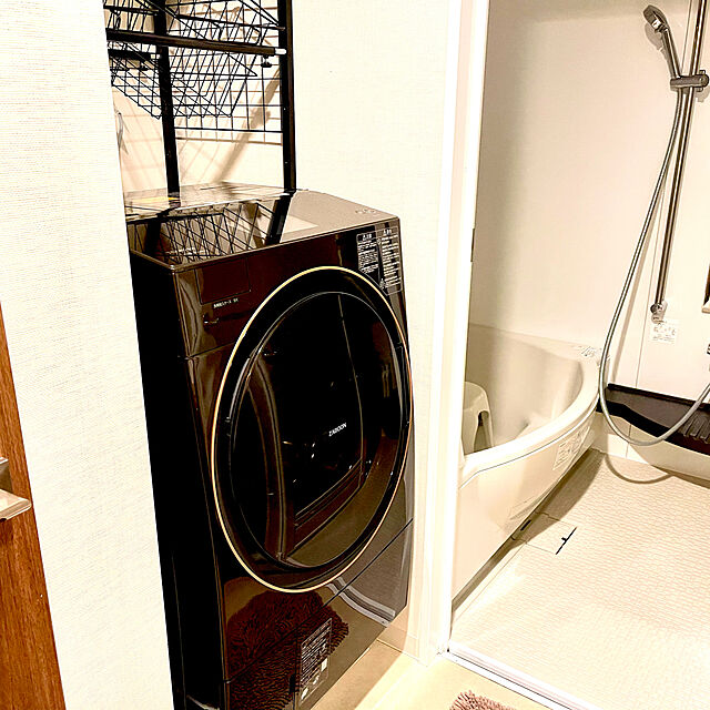 babykaeruの-東芝　TOSHIBA ドラム式洗濯乾燥機 ZABOON（ザブーン） グレインブラウン TW-127X9L-T [洗濯12.0kg /乾燥7.0kg /ヒートポンプ乾燥 /左開き][ドラム式 洗濯機 12kg]の家具・インテリア写真