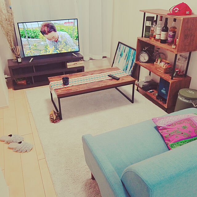takuchanのニトリ-ローボード(ロール47 ソノマダーク) の家具・インテリア写真