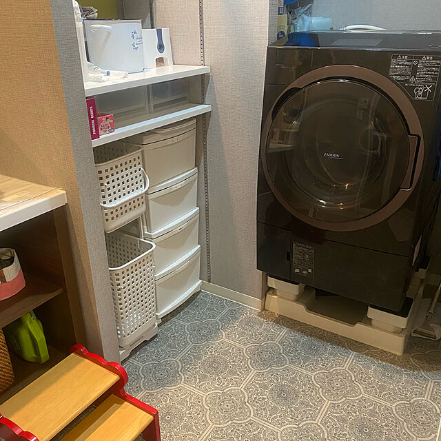 mikomaruのテクノテック-洗濯機パン用 洗濯機かさ上げ台 イージースタンドD105 テクノテック (一般用/高さ105mm)【送料無料】の家具・インテリア写真
