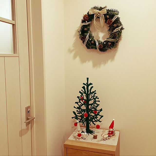 lily.mのLovi-ロヴィ クリスマスツリー 30センチ ミニボールセット SPRC30BRMNBLLの家具・インテリア写真