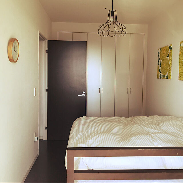 hohoの無印良品-オーク材ベッド／クィーンの家具・インテリア写真