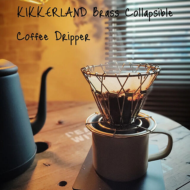 ibox1969の-Kikkerland コーヒードリッパー Brass Collapsible Coffee Dripperの家具・インテリア写真