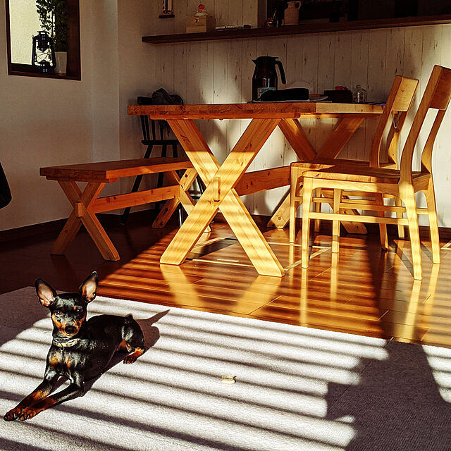 shizuponのLEC-レック/LEC 吸着タイルマット ４５ｃｍ ４枚入 ベージュの家具・インテリア写真