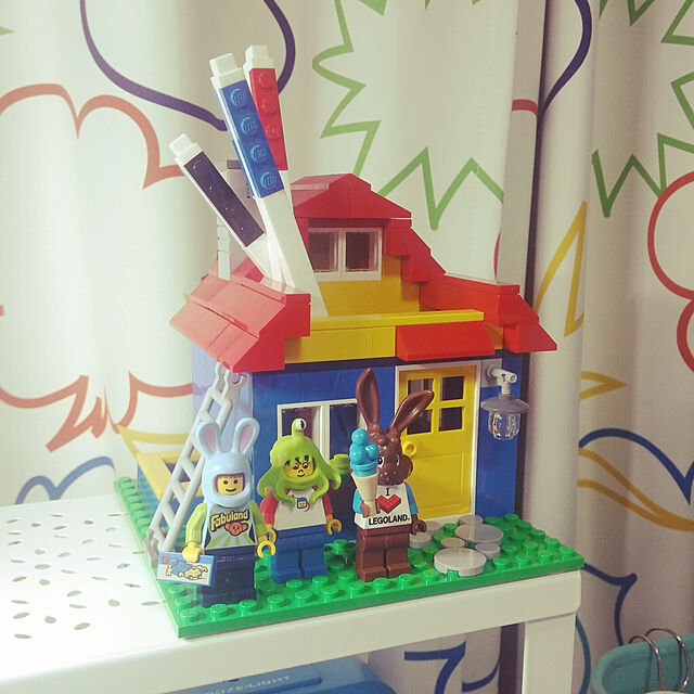 aohaのレゴ (LEGO)-LEGO 40154 Pencil Pot　ハウス型ペン立ての家具・インテリア写真
