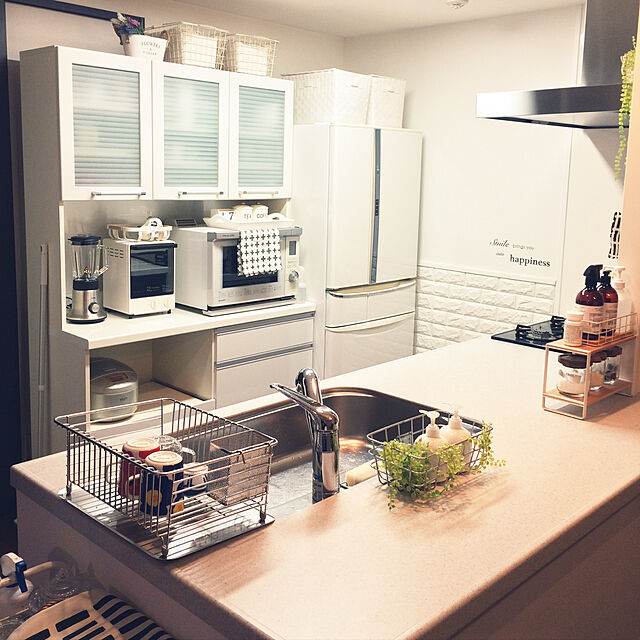 c...homeの-亀の子スポンジ　食器洗い　ホワイト　3個セットの家具・インテリア写真