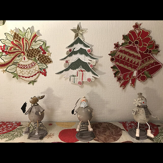 kokoの-コースター クリスマス オーナメント キャンドル フクロウ インテリア Christmas 【ゆうパケット選択可】の家具・インテリア写真
