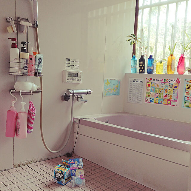 kikuの-アース製薬 らくハピ お風呂カビーヌ フレッシュソープの香り 1個の家具・インテリア写真