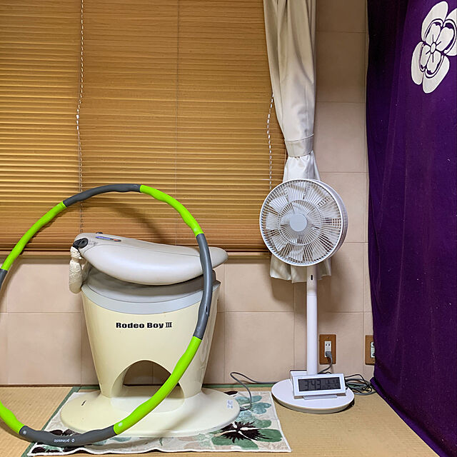 mizucchiのバルミューダ-バルミューダ DCモーター 省エネ 扇風機 GreenFan Japan（グリーンファンジャパン）ホワイト×グレー EGF-1500-WG 日本製の家具・インテリア写真