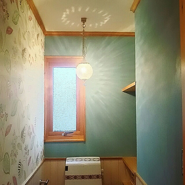 Miponappoの-【 壁紙 のり付き 】生のり付き 壁紙 （クロス）/ブルーグレーの壁紙 SRF-3330の家具・インテリア写真