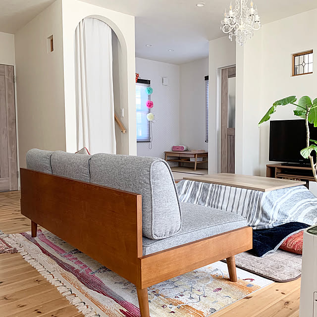 muraのニトリ-フリーカバー 小さめサイズ(フォギーNV 140x190) の家具・インテリア写真