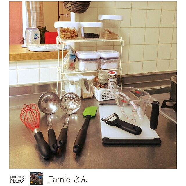 TamieのOXO-OXO オクソー ウィスク 大 泡立て器 泡立て 混ぜ器 ホイッパー ステンレス 製菓道具 調理器具 キッチン雑貨 74291の家具・インテリア写真