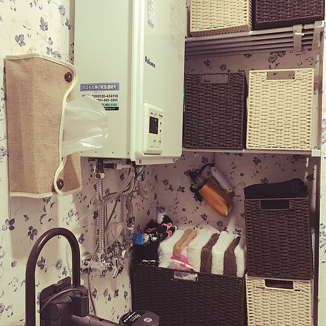 umeのニトリ-収納ボックス ライラ3(ブラウン) の家具・インテリア写真