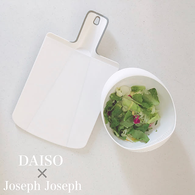 y..の-JosephJoseph　ジョゼフジョゼフ　プレップ＆サーブ　ラージ　多目的ボウル(調理用ボウル/水切り用コランダー)　 グリーン　400632の家具・インテリア写真